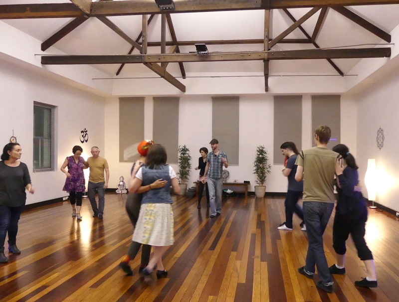Photo of a dance workshop